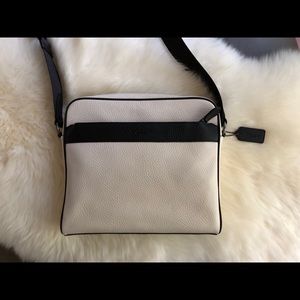 Coach Leather Flight Messenger Bag NEW